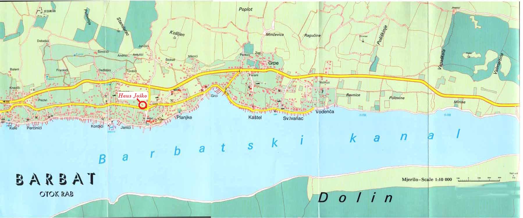 Karte Barbat